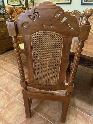 Comedor madera 8 sillas