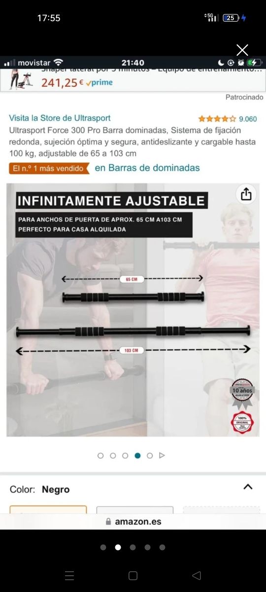 Barra dominadas nueva