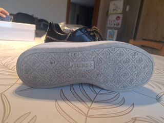 Sneakers donna nere - oro