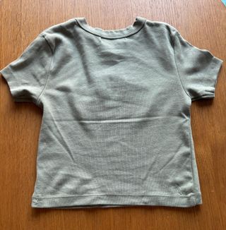 Camiseta verde Pull&Bear XS