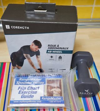 Rodillo Abdominal + Polea.NUEVOS.Regalo Pesa 2 kg.
