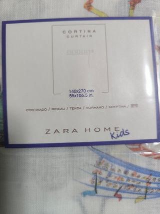 Cortinas infantiles Zara Home Kids 