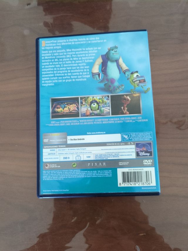 Monsters University (DVD) -Español