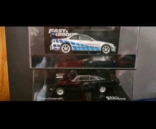 2 coches Fast & Furious: Nissan Skyline R34 & Dodg