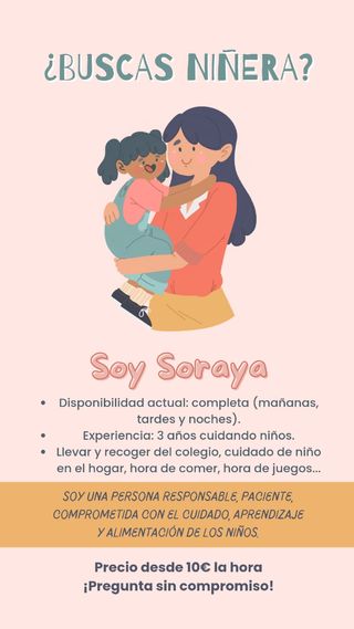 Niñera en Móstoles