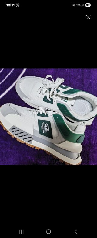 Zapatillas GZ - Blancas y Verdes