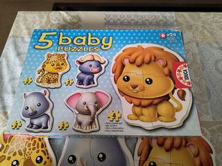 5 Puzzles Bebé EDUCA +24 meses