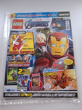 Revista Lego Marvel Avengers N °6 sin minifigura