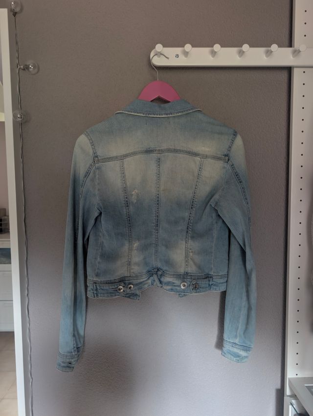 Cazadora vaquera Stradivarius - Azul