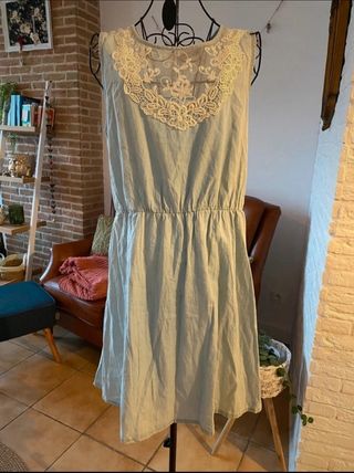 Vestido denim Esmara azul claro