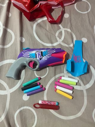 Nerf Rebelle: pistola + 10 balas