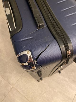 Maleta azul grande