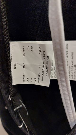 Costume Nike intero tg40 nero