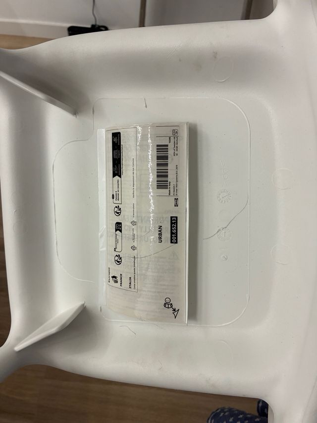 Silla infantil Ikea blanca