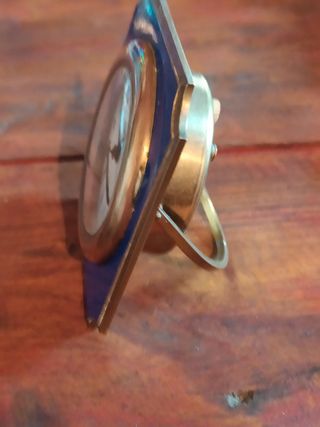 Orologio Melux vintage ottone blu