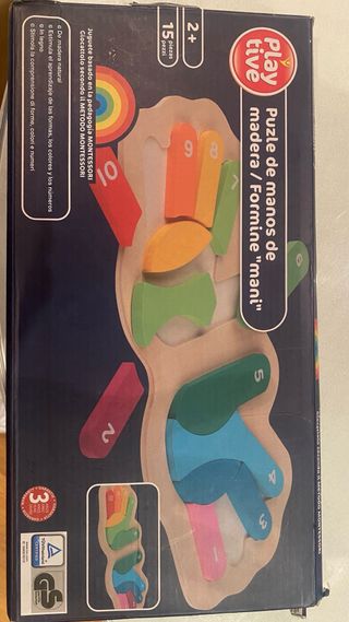 Tren de madera infantil - Juguetes educativos