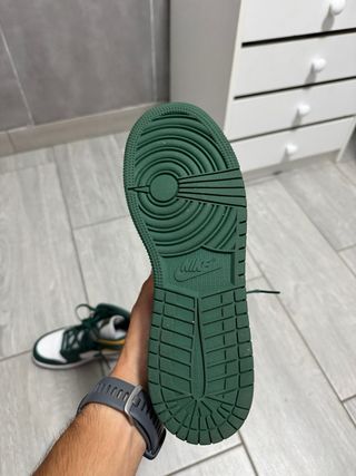 Zapatillas Nike Jordan 1 Mid - Verde Amarillo