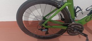 Bicicleta carretera carbono verde Capsule Épsilon 