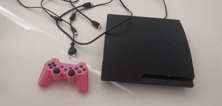 PS3 (PlayStation 3) + mando rosa