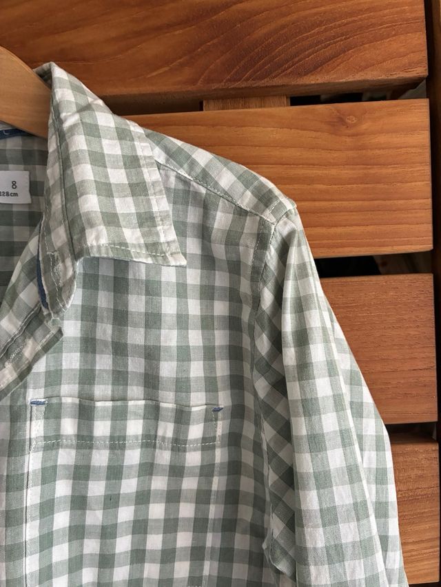 Camisa cuadros niño El Corte Inglés