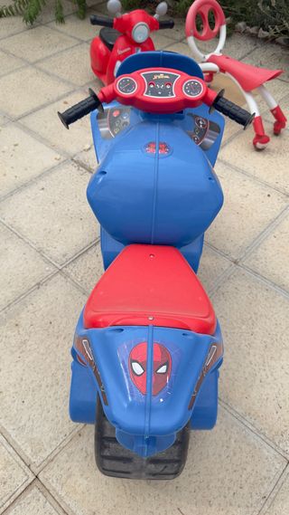 Moto Spiderman correpasillos