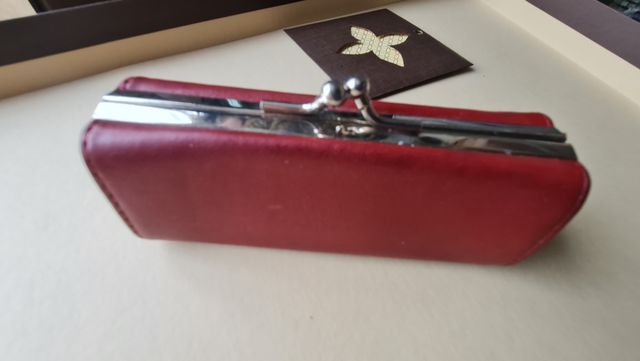 Portamonete rosso vintage