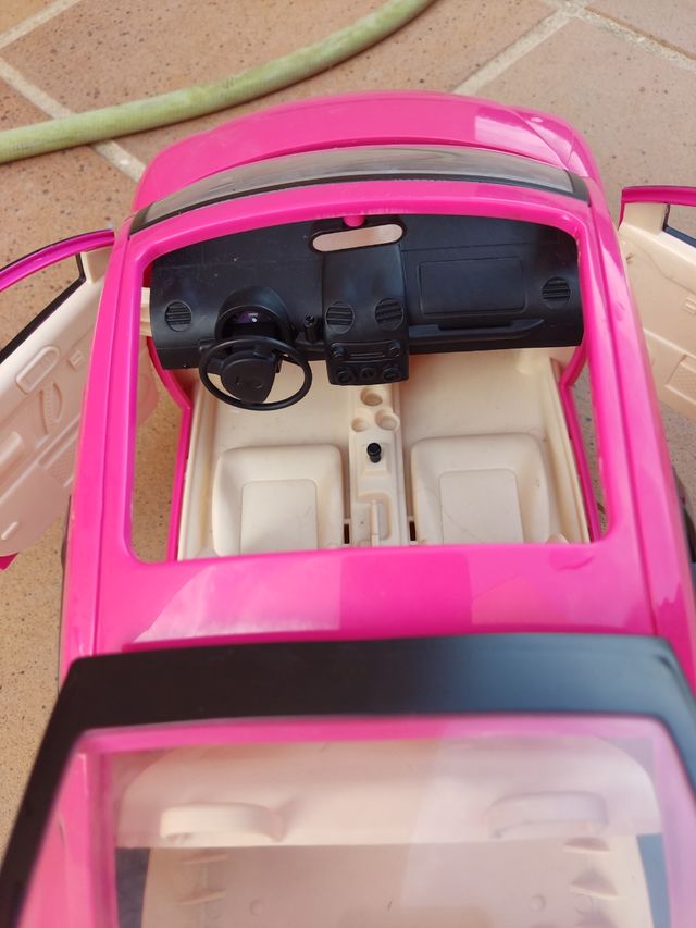 Coche Barbie Volkswagen Escarabajo Rosa