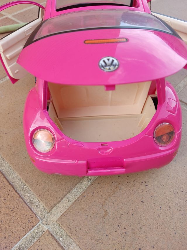 Coche Barbie Volkswagen Escarabajo Rosa