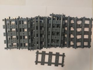 LEGO City 7939 completo + ampliación de vías