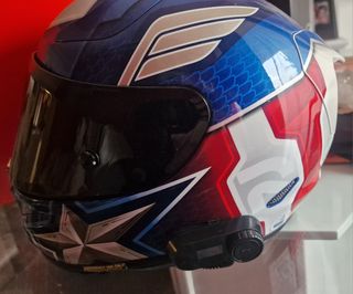 Casco HJC Captain America con intercomunicador