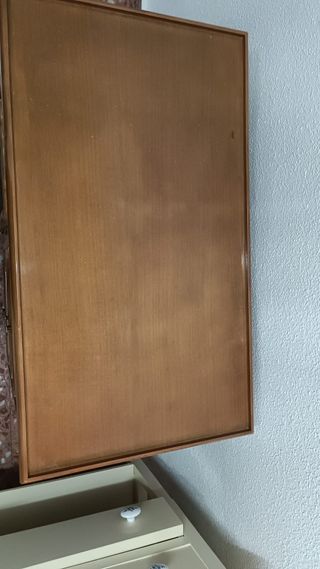 Mueble TV madera con 2 estantes, cajones,puerta