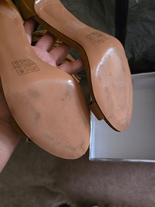 Zapatos tacón marrón | Sandalias