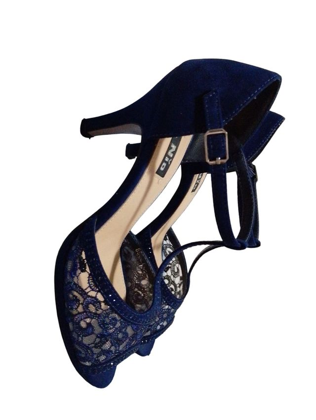Tacones azules