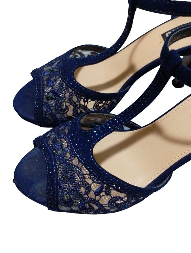 Tacones azules
