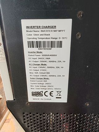 Inversor 5KP-MPPT 5000VA/4000W