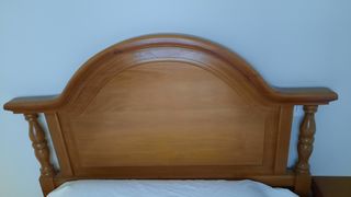 Muebles dormitorio doble madera maciza