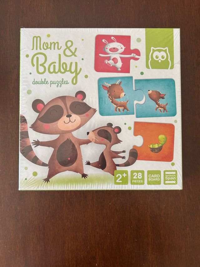 Bavaglia Set pappa Puzzle Mom & Baby - 28 pezzi