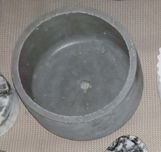 Maceta de diseño + suculentas