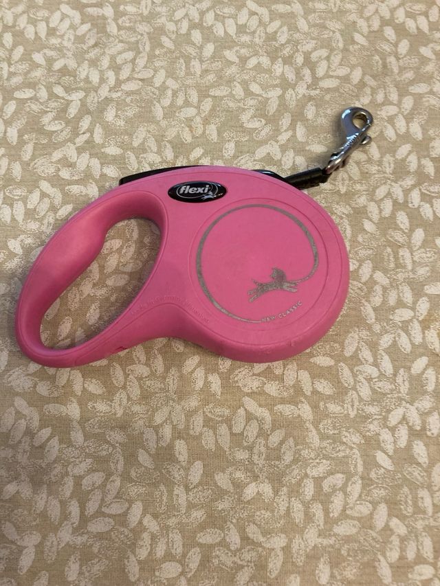 Flexi Correa extensible rojizo para perros