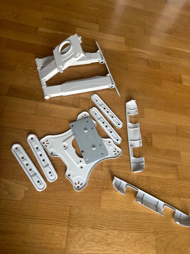 Soporte TV blanco - articulado