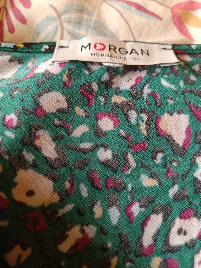 Blusa Morgan - Verde estampada