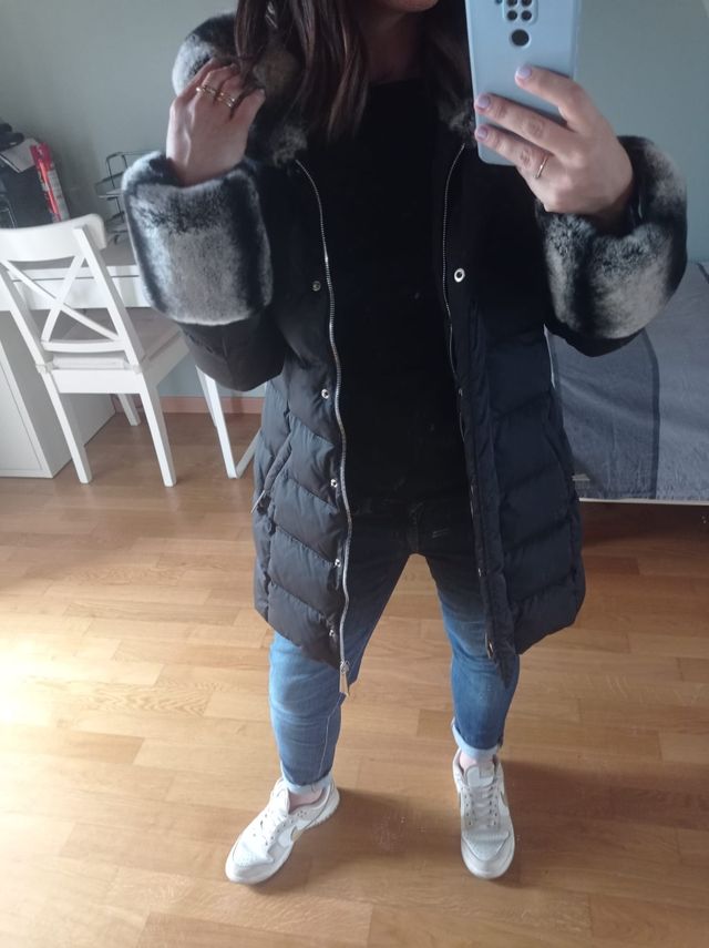 Piumino nero Flavio Castellani