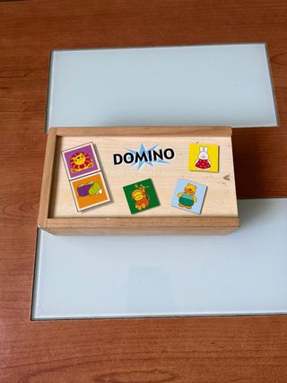 Domino infantil madera - Animales