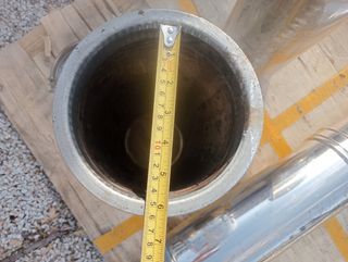 Tubos chimenea metalicos  - 2uds