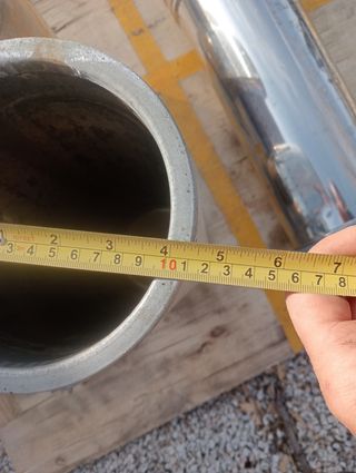 Tubos chimenea metalicos  - 2uds