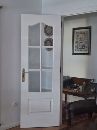 Puertas blancas salón - Lacadas