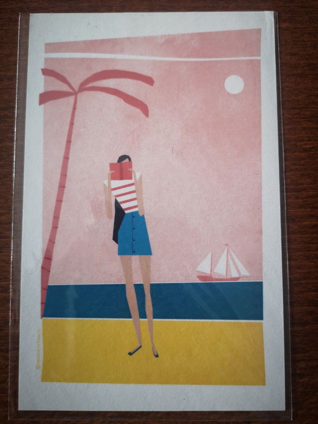 Lámina Verónica Grech - Ilustración playa