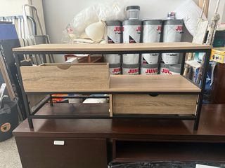 Mesa TV - Salón - Madera y Metal