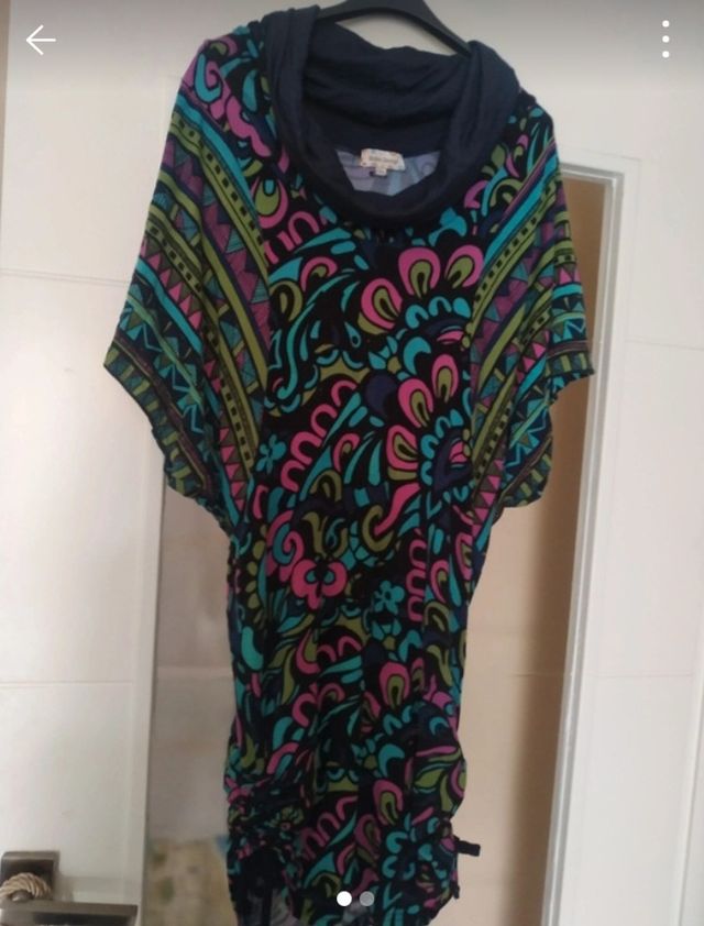 Vestido multicolor estampado