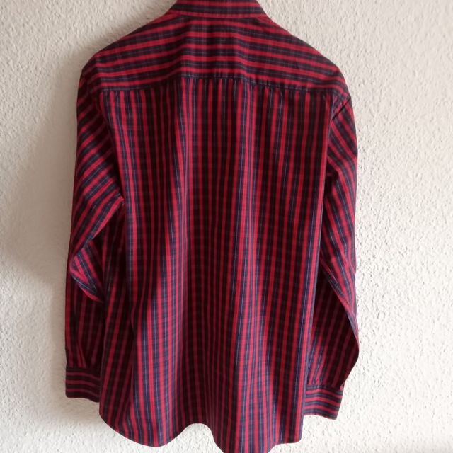 Camisa El Caballo | cuadros rojo,azul y verde